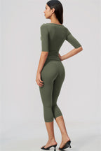 Sway Half Sleeve + Capri Leggings