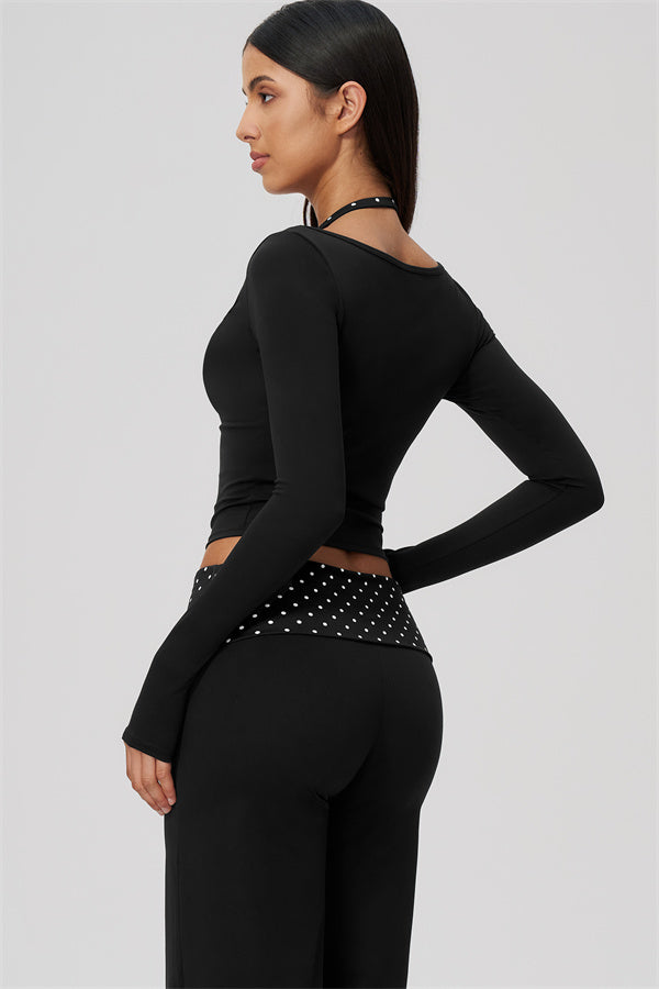 The Enliven Long Sleeve T-shirt Straight Leg Pants 2-Piece Set