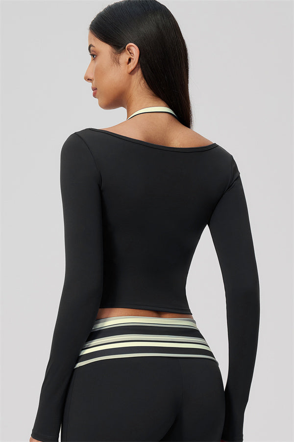 The Enliven Long Sleeve T-shirt Shorts 2-Piece Set