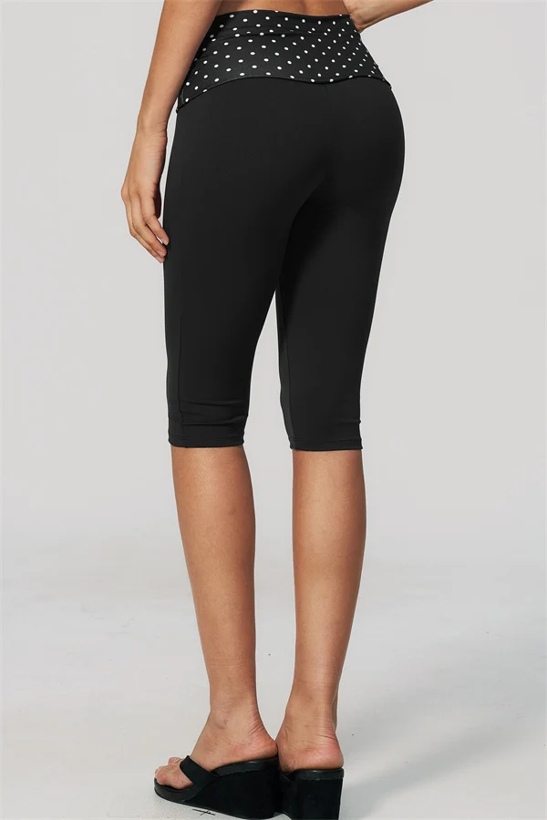 The Enliven Long Sleeve T-shirt Capri Leggings 2-Piece Set