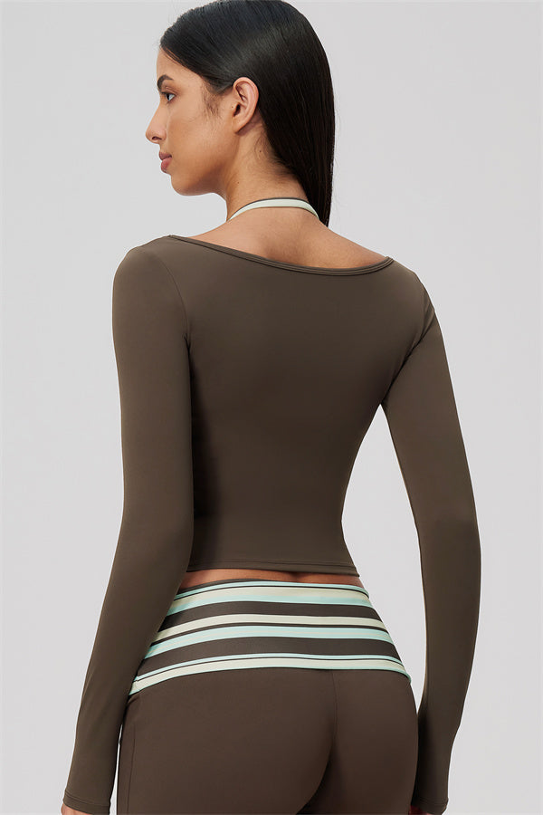 The Enliven Long Sleeve T-shirt Straight Leg Pants 2-Piece Set