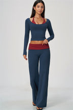 Twist Long Sleeve + Duo Pants