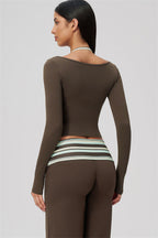 The Enliven Long Sleeve T-shirt Straight Leg Pants 2-Piece Set