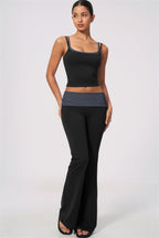Flirt Tank + Flared Leggings