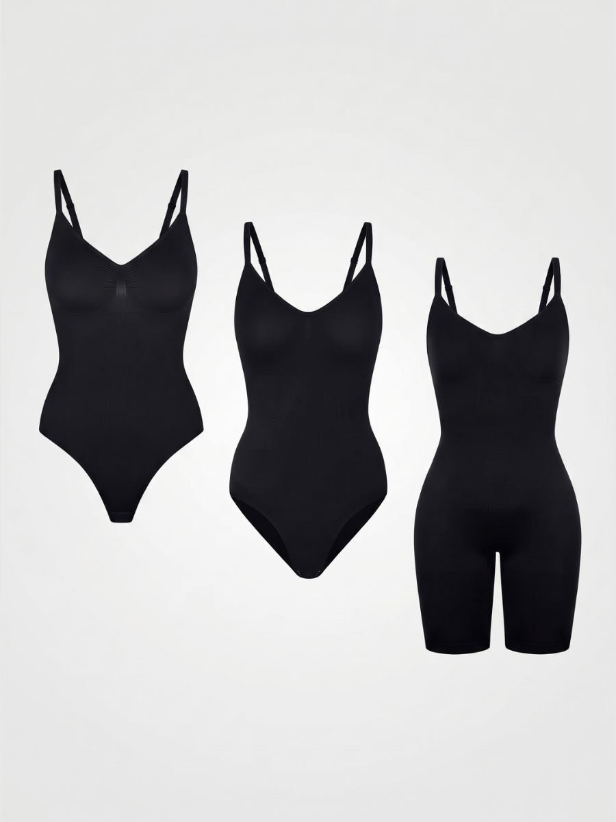 3-Piece Simply Naked Bodysuit Set