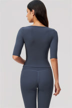 Sway Half Sleeve + Capri Leggings