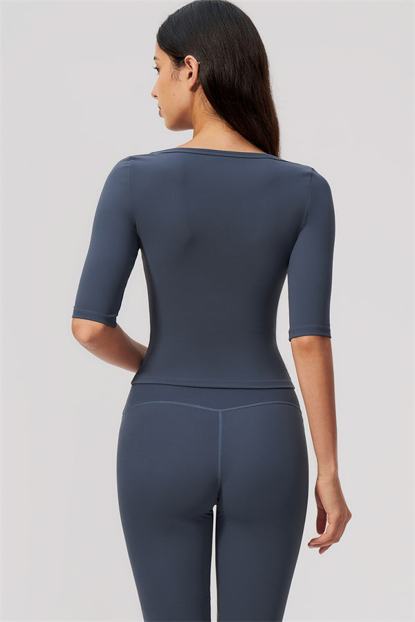 Sway Half Sleeve + Capri Leggings