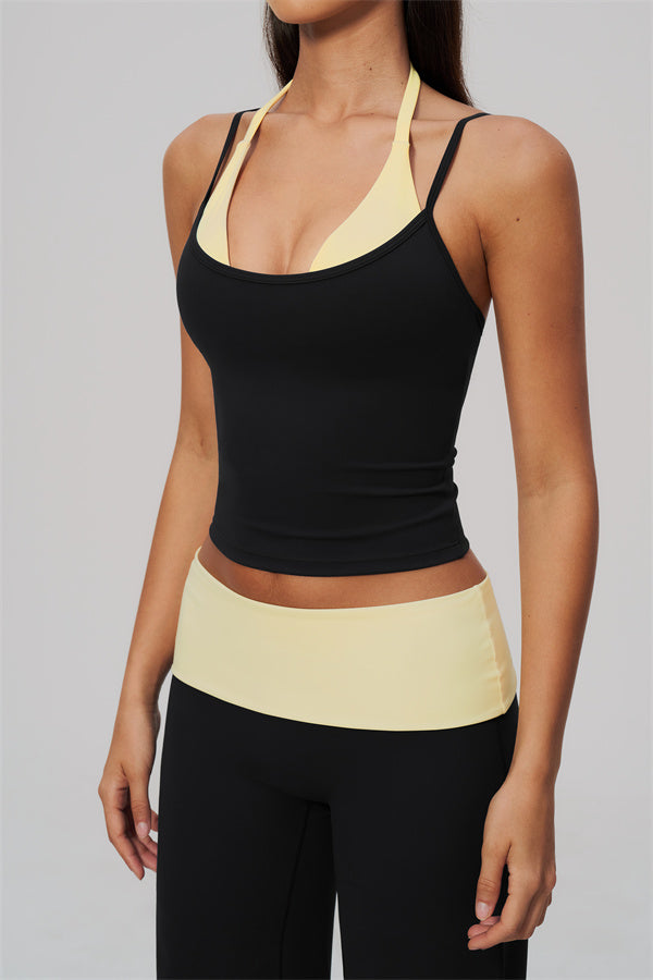 Twist Tank + Duo Pants