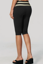 The Enliven Long Sleeve T-shirt Capri Leggings 2-Piece Set