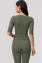 Sway Half Sleeve + Capri Leggings