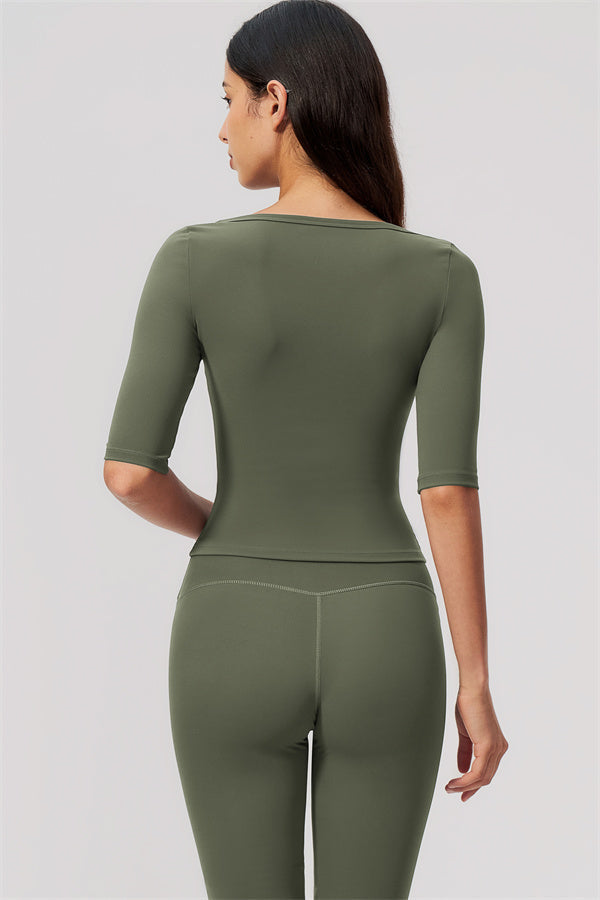 Sway Half Sleeve + Capri Leggings