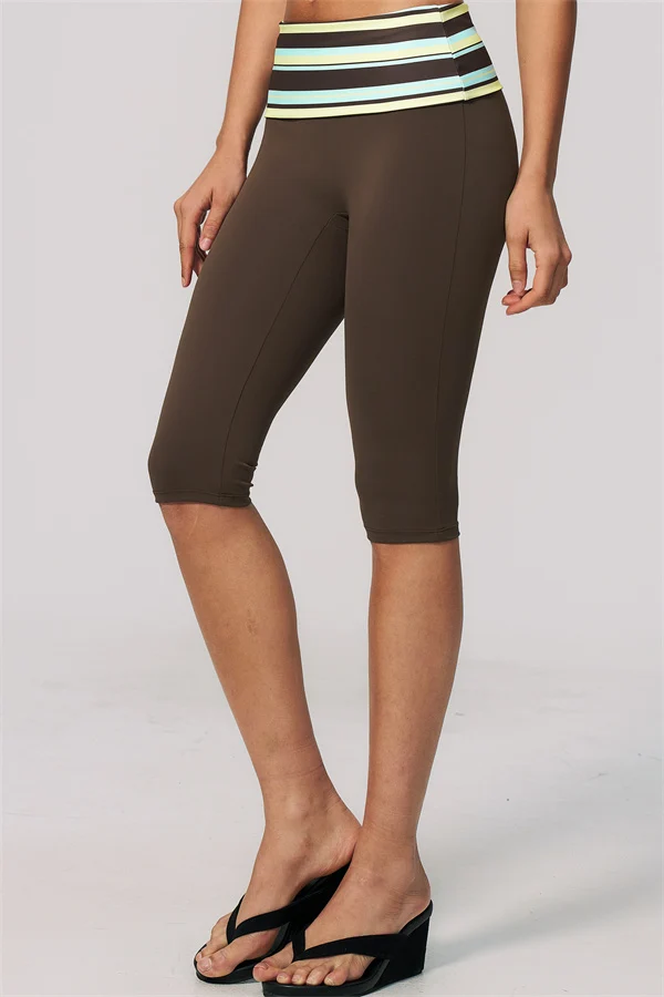 The Enliven Long Sleeve T-shirt Capri Leggings 2-Piece Set