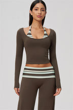 The Enliven Long Sleeve T-shirt Straight Leg Pants 2-Piece Set
