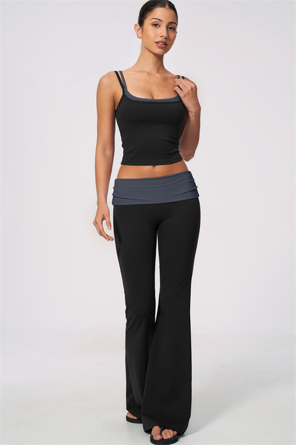 Flirt Tank + Flared Leggings