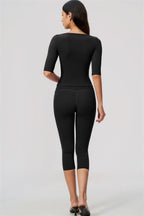 Sway Half Sleeve + Capri Leggings