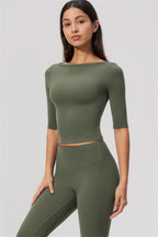Sway Half Sleeve + Capri Leggings