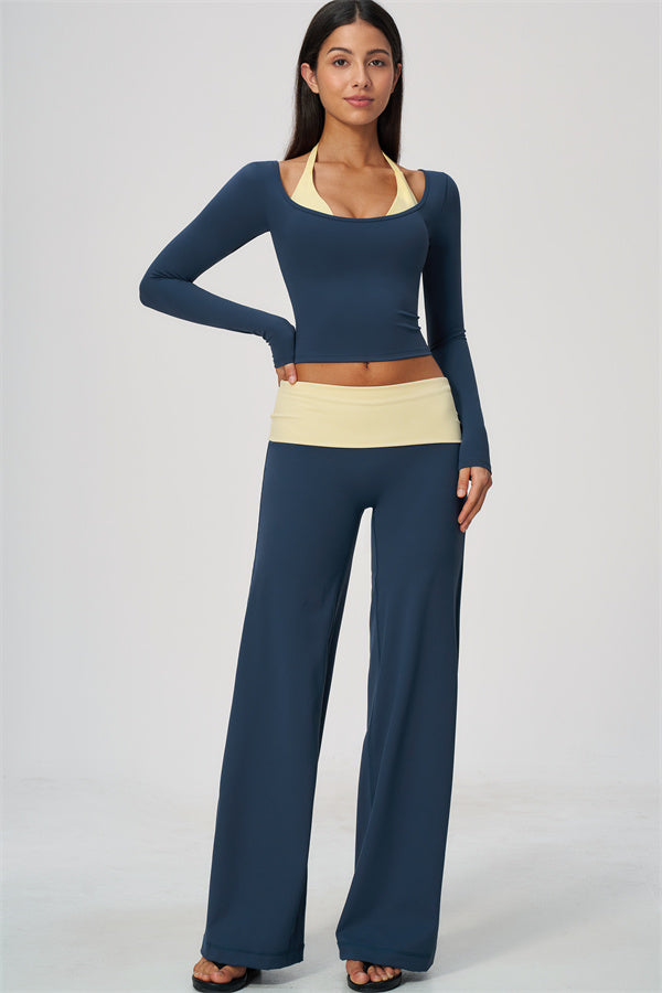 Twist Long Sleeve + Duo Pants