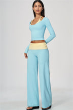 Twist Long Sleeve + Duo Pants