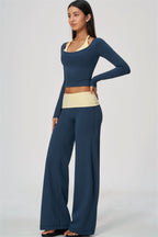 Twist Long Sleeve + Duo Pants