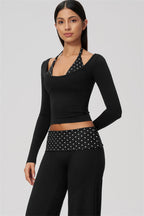 The Enliven Long Sleeve T-shirt Straight Leg Pants 2-Piece Set