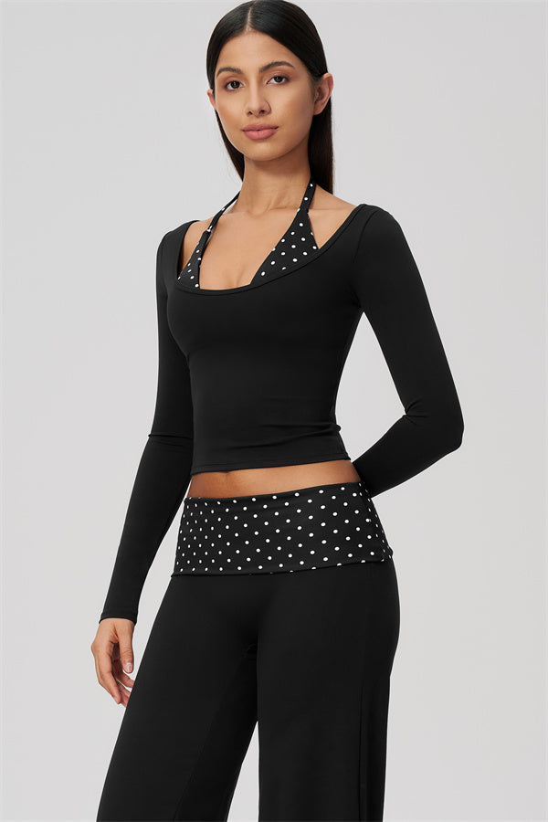 The Enliven Long Sleeve T-shirt Straight Leg Pants 2-Piece Set