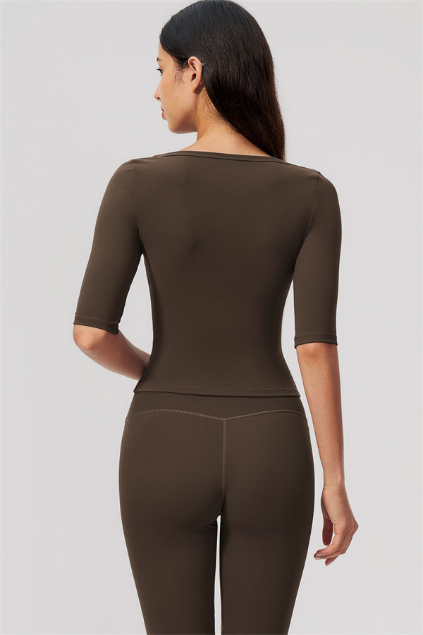 Sway Half Sleeve + Capri Leggings