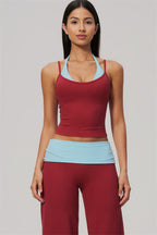 Twist Tank + Duo Pants