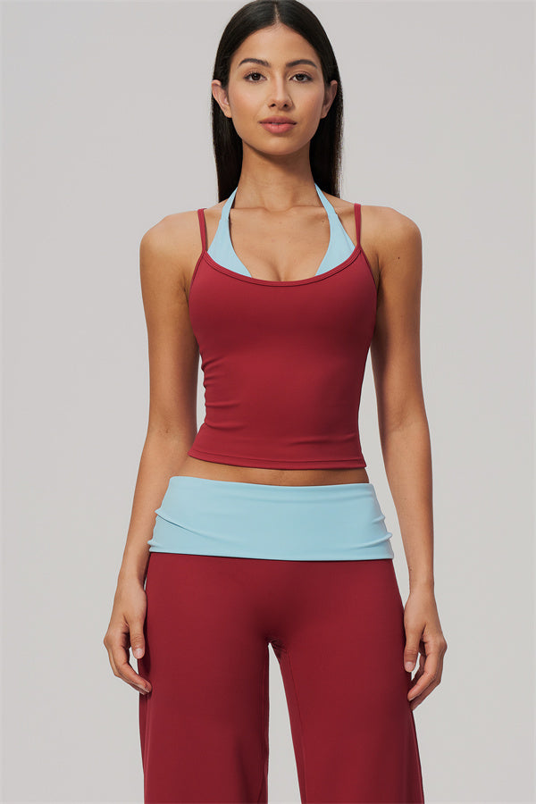 Twist Tank + Duo Pants