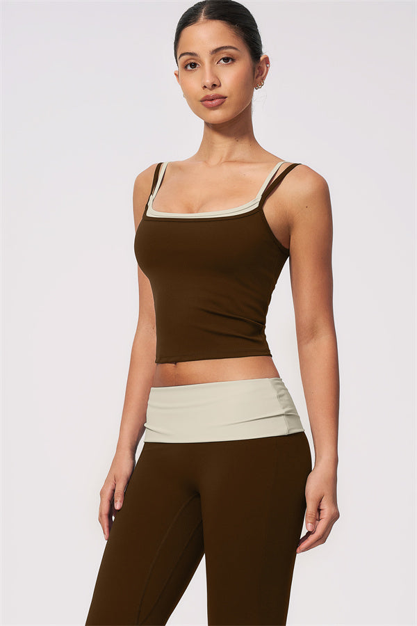 Flirt Tank + Flared Leggings