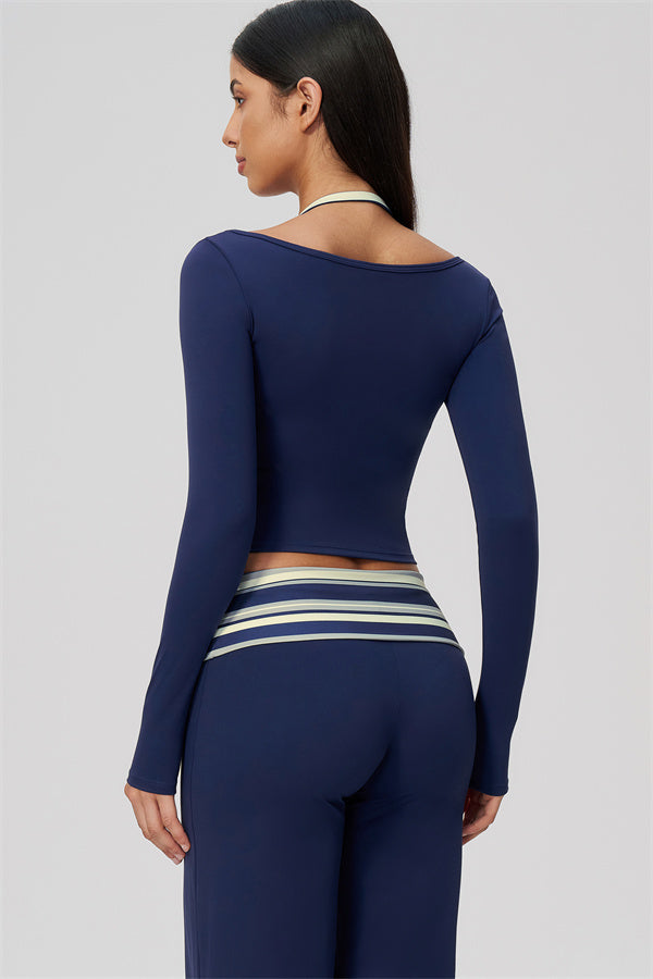 The Enliven Long Sleeve T-shirt Straight Leg Pants 2-Piece Set