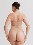 Wholesale Seamless Buttery Soft Strapless Tummy Control  Thong Bodysuit SPU
