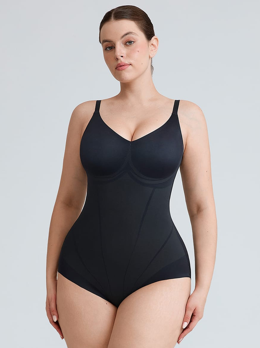 Wholesale Liquid LYCRA™ Light Shaping V-Neck Bodybriefer SPU