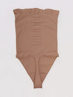 Wholesale Seamless Buttery Soft Strapless Tummy Control  Thong Bodysuit SPU