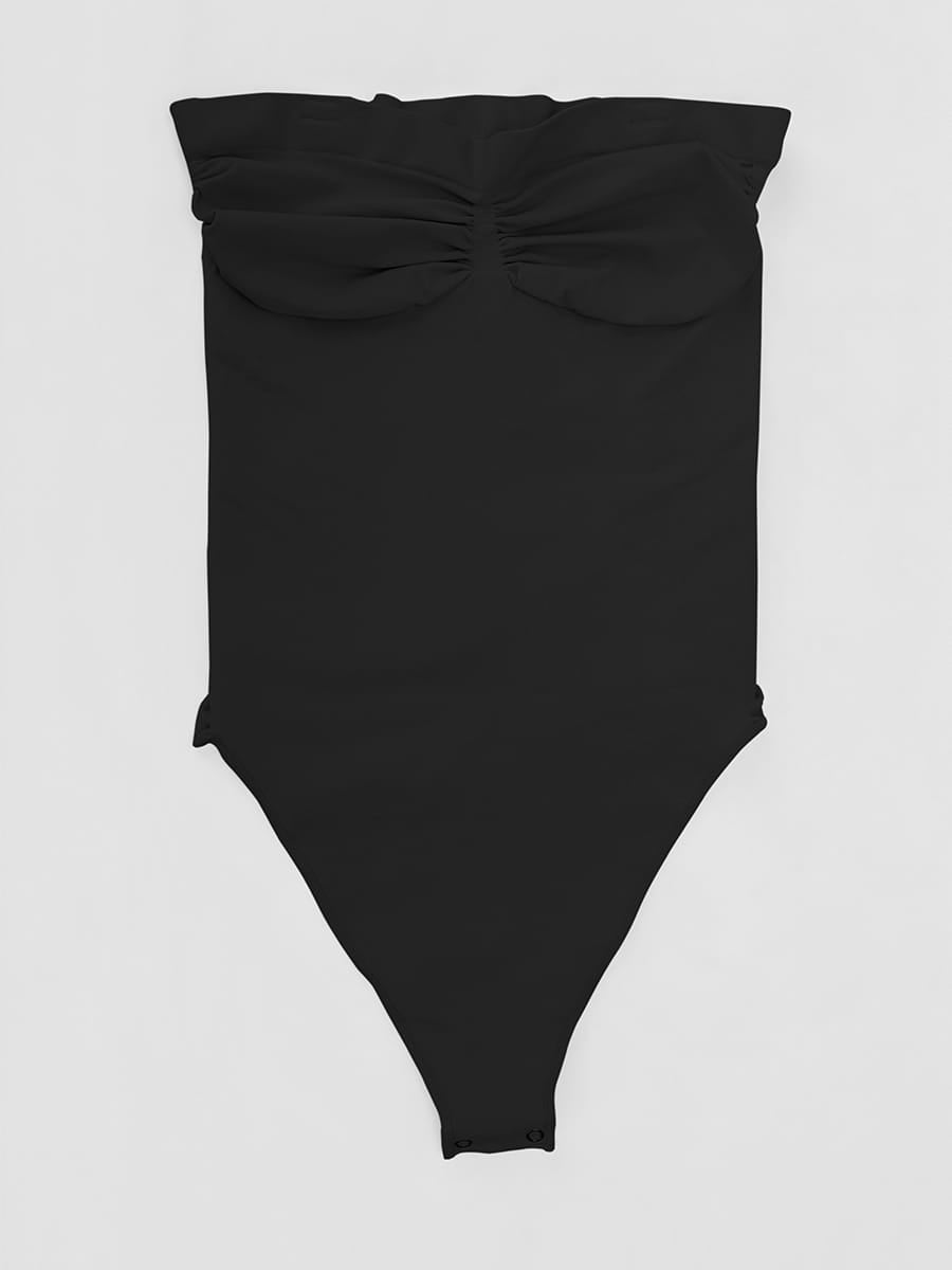 Wholesale Seamless Buttery Soft Strapless Tummy Control  Thong Bodysuit SPU