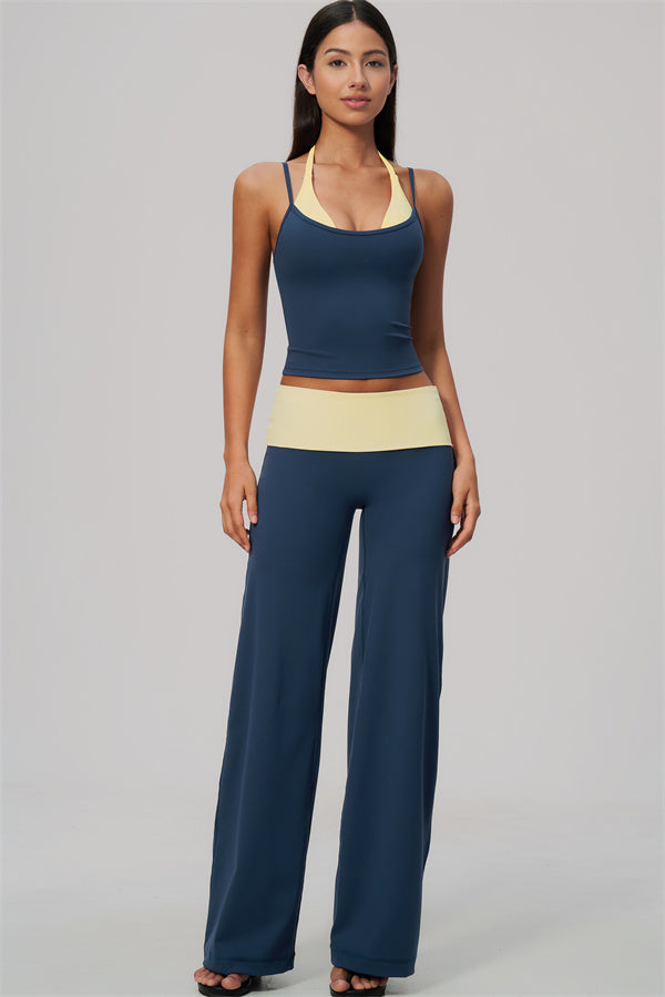 Twist Tank + Duo Pants