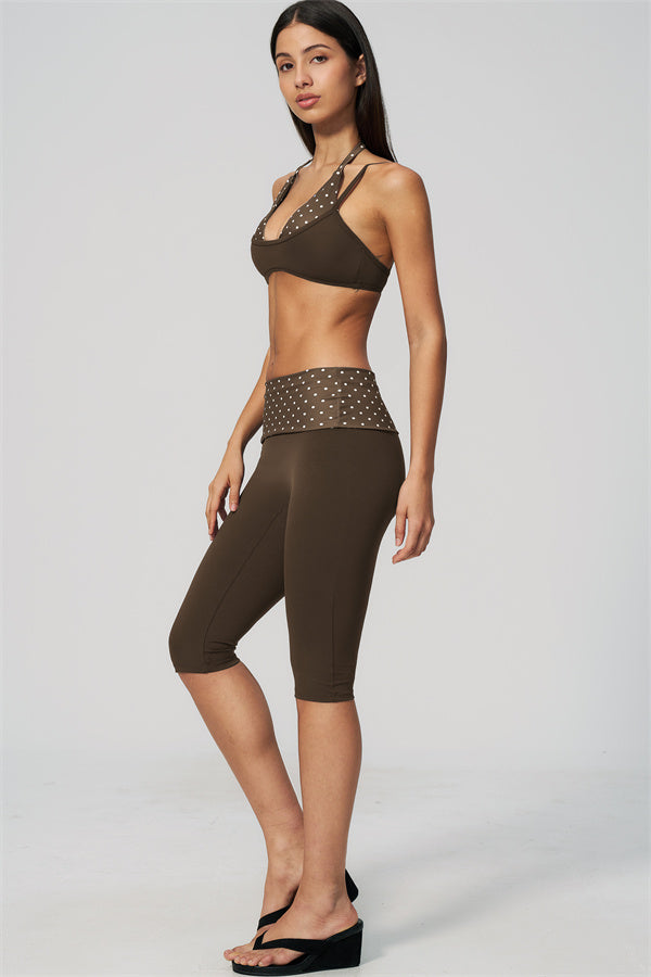 Candy Sports Bra + Capri Leggings