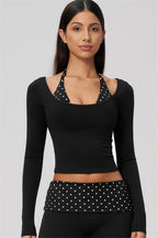 The Enliven Long Sleeve T-shirt Shorts 2-Piece Set