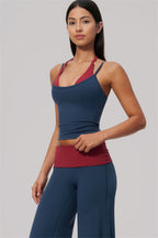 Twist Tank + Duo Pants