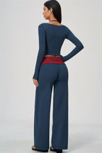 Twist Long Sleeve + Duo Pants