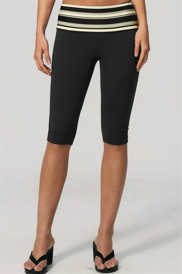 The Enliven Long Sleeve T-shirt Capri Leggings 2-Piece Set