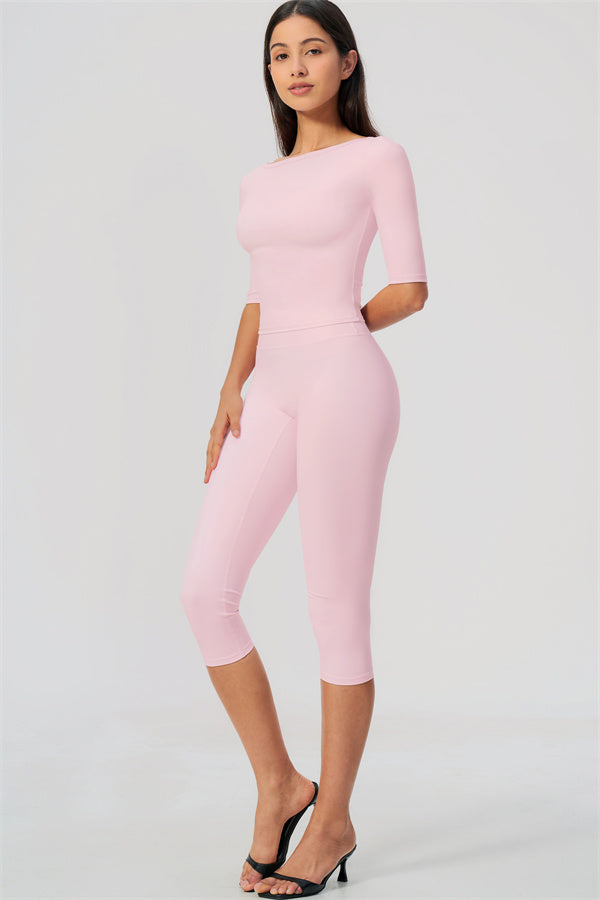 Sway Half Sleeve + Capri Leggings