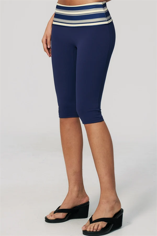 The Enliven Long Sleeve T-shirt Capri Leggings 2-Piece Set