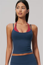 Twist Tank + Duo Pants