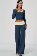 Twist Long Sleeve + Duo Pants