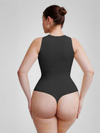 Wholesale 🌿 Eco-friendly Seamless Outer Crew Thong Bodysuit SPU