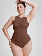 Wholesale 🌿 Eco-friendly Seamless Outer Crew Thong Bodysuit SPU