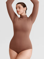 Wholesale Butter Soft Seamless Snap Crotch Bodysuit Second Skin Stretch Shapewear SPU