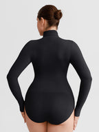Wholesale Butter Soft Seamless Snap Crotch Bodysuit Second Skin Stretch Shapewear SPU