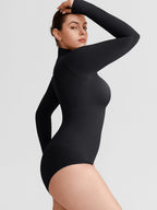 Wholesale Butter Soft Seamless Snap Crotch Bodysuit Second Skin Stretch Shapewear SPU