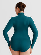 Wholesale Butter Soft Seamless Snap Crotch Bodysuit Second Skin Stretch Shapewear SPU